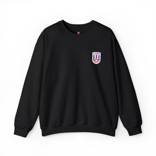 Crewneck con Escudo Bordado de Cuba