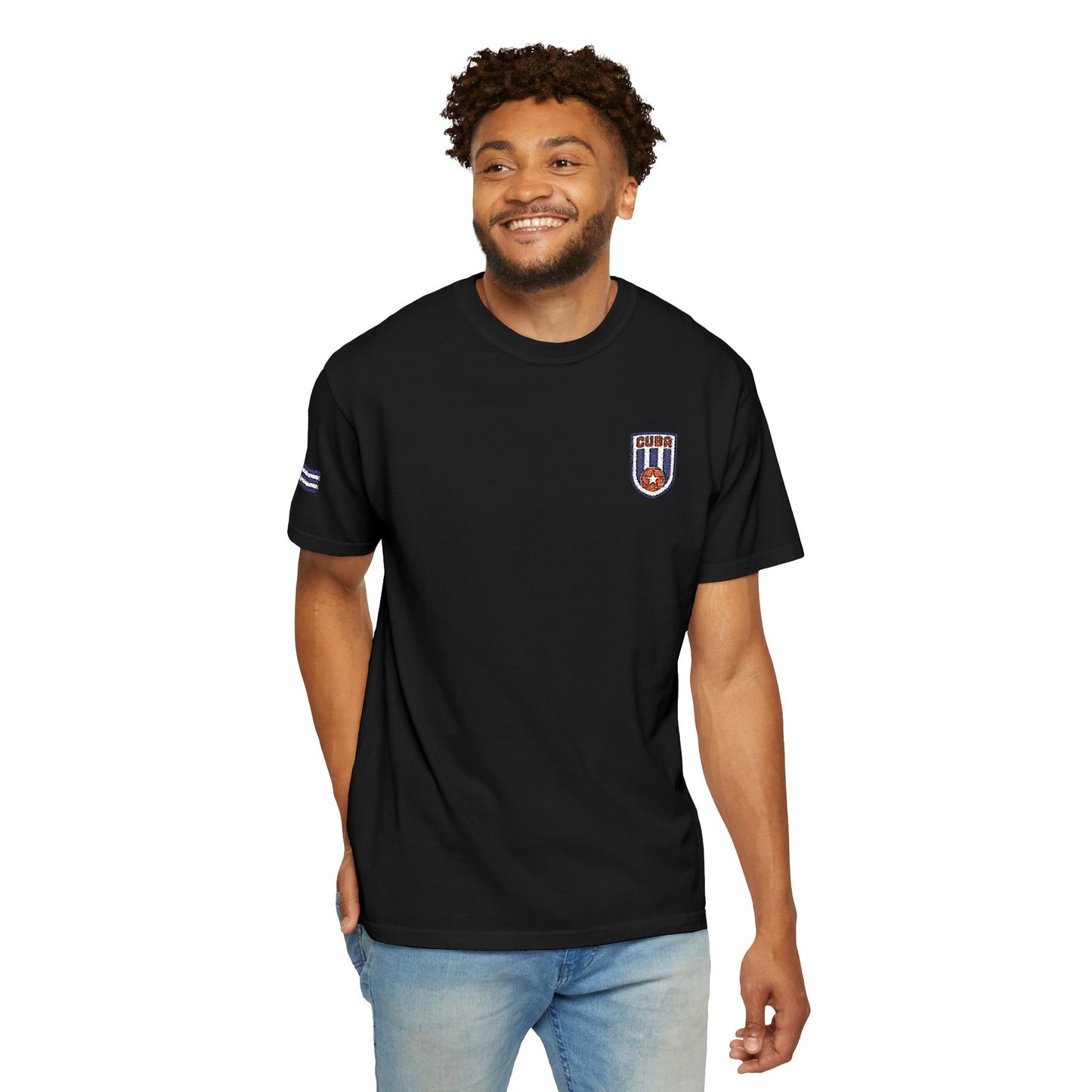 Camiseta con Escudo Futbol de Cuba