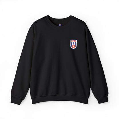 Crewneck con Escudo Bordado de Cuba