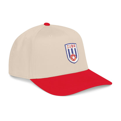 Gorra Clásica con Escudo Bordado de Cuba