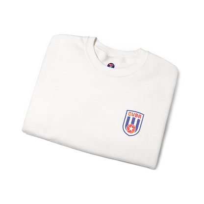 Crewneck con Escudo Bordado de Cuba