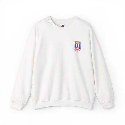 Crewneck con Escudo Bordado de Cuba