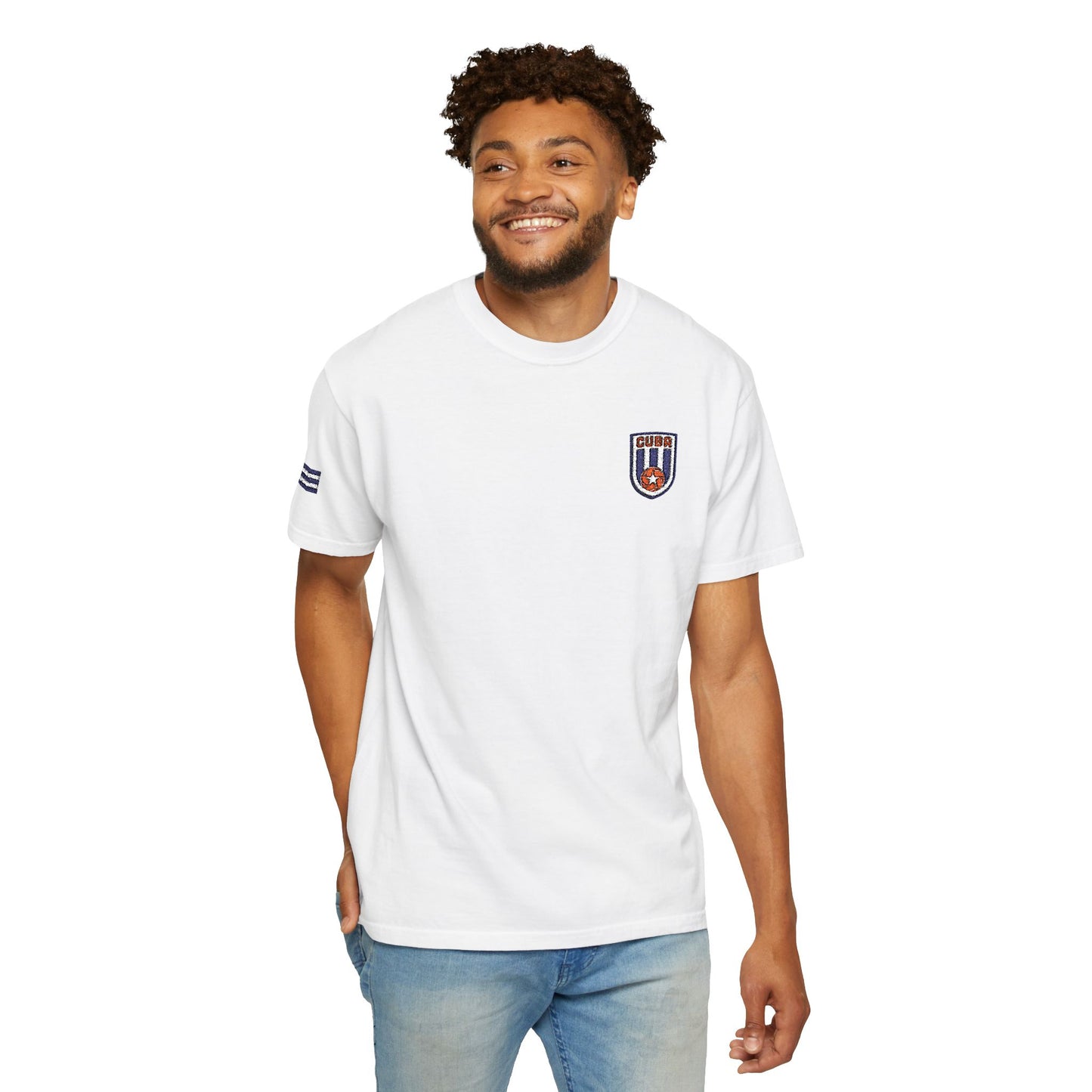 Camiseta con Escudo Futbol de Cuba