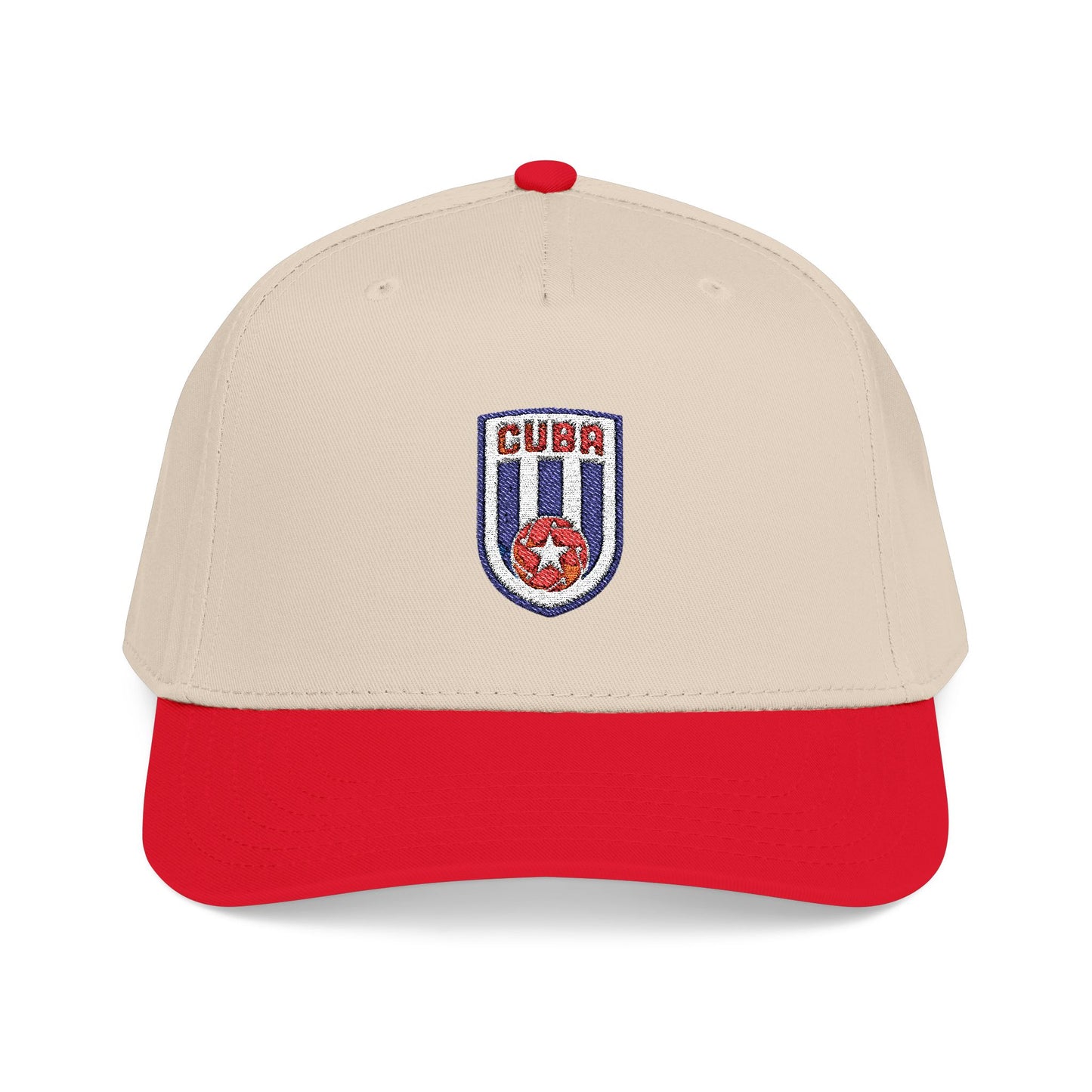 Gorra Clásica con Escudo Bordado de Cuba
