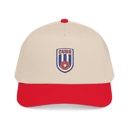 Gorra Clásica con Escudo Bordado de Cuba