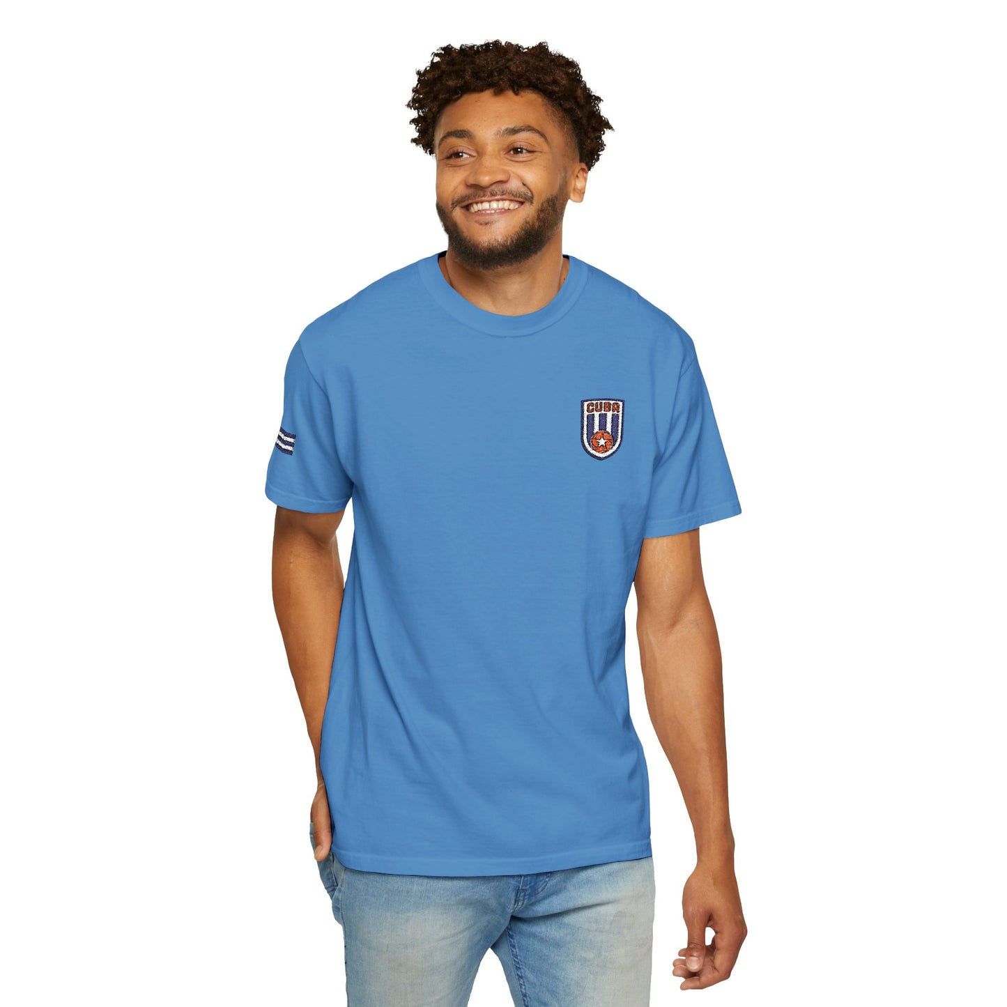 Camiseta con Escudo Futbol de Cuba