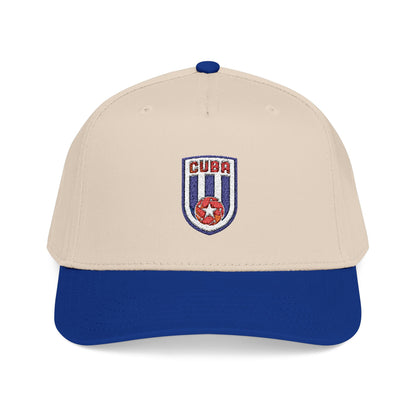 Gorra Clásica con Escudo Bordado de Cuba