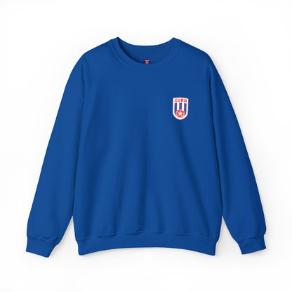 Crewneck con Escudo Bordado de Cuba
