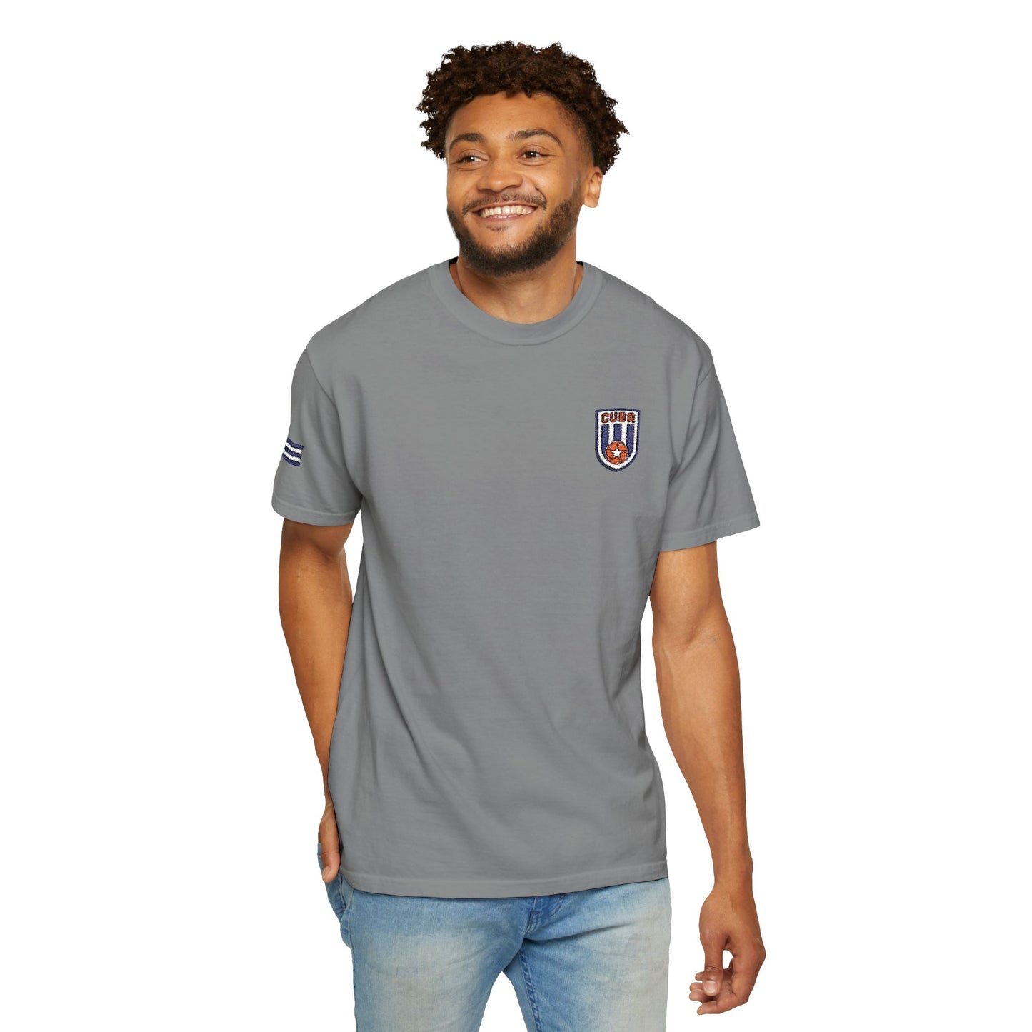 Camiseta con Escudo Futbol de Cuba
