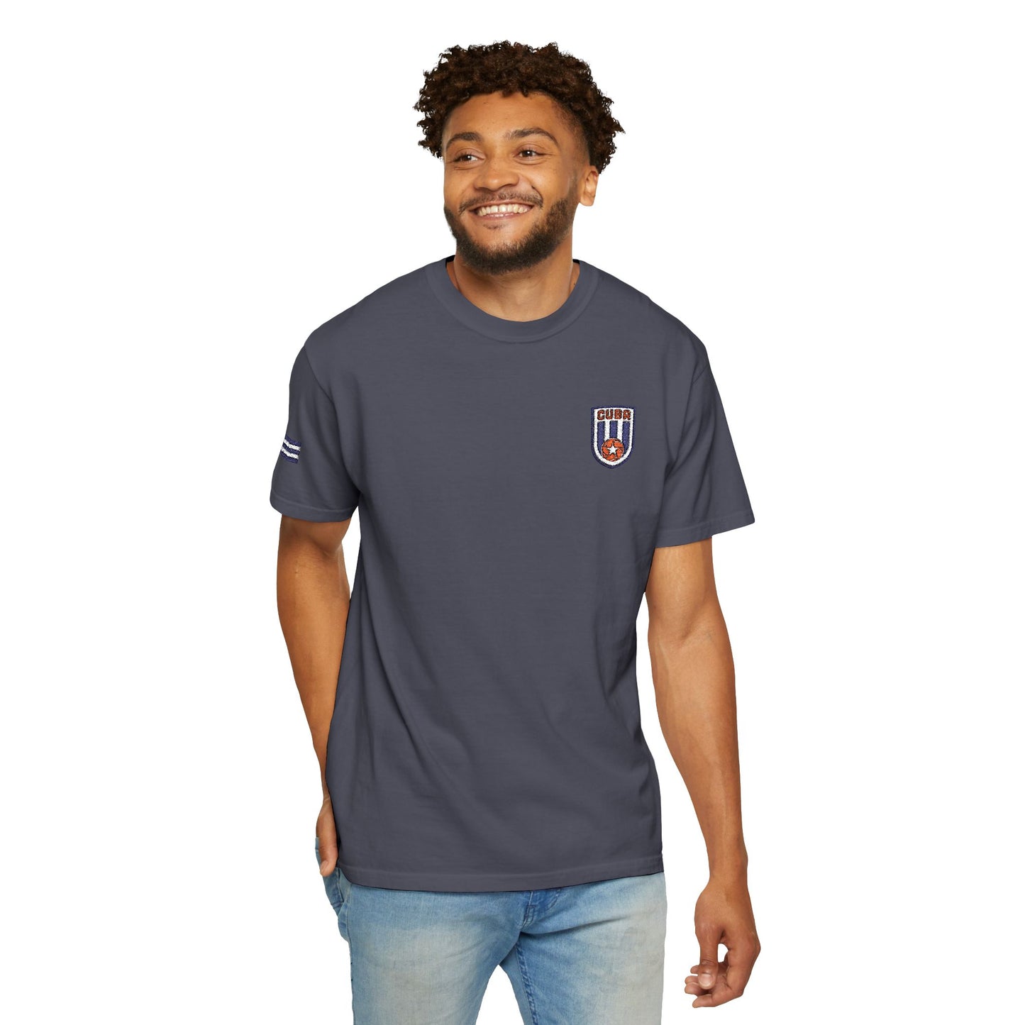 Camiseta con Escudo Futbol de Cuba