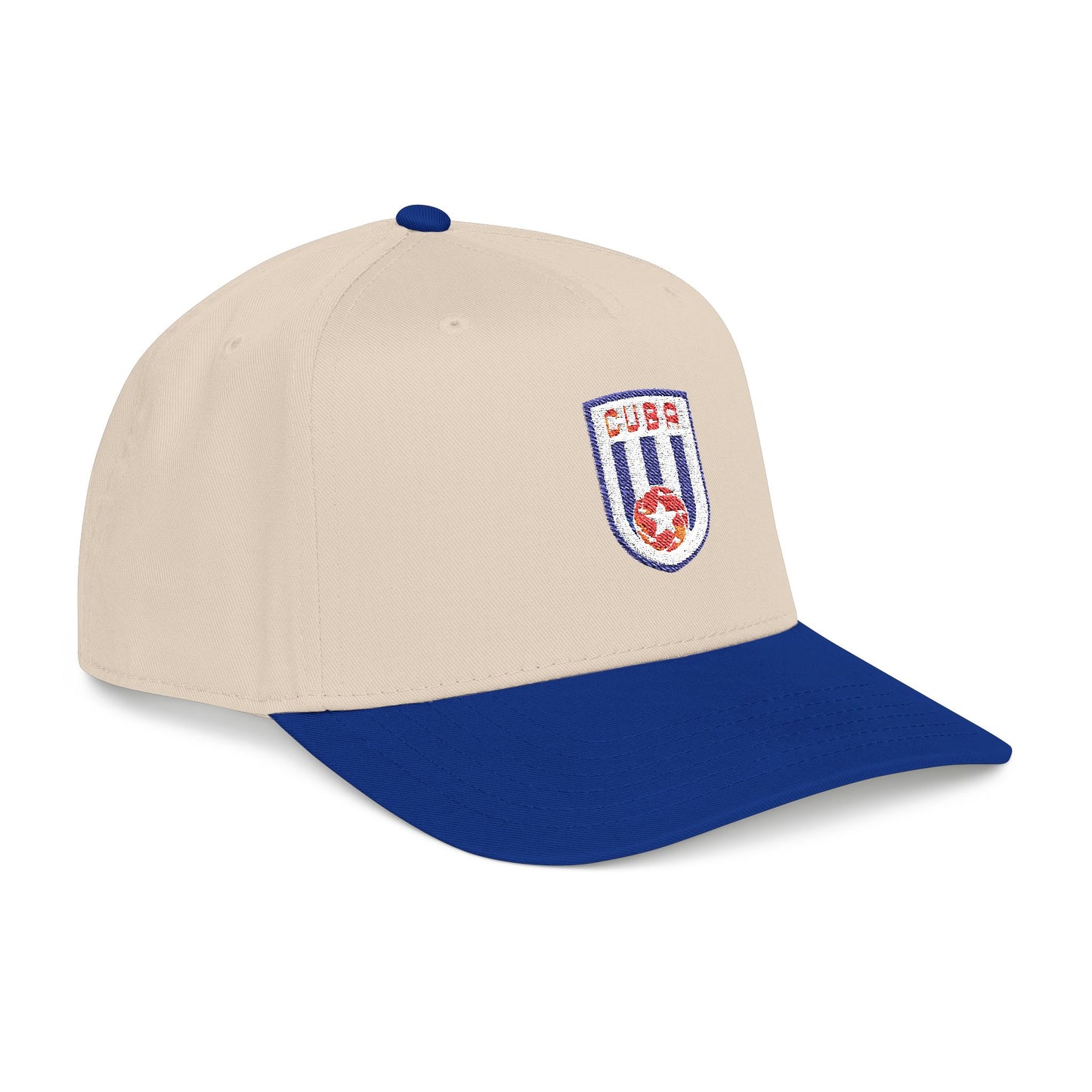 Gorra Clásica con Escudo Bordado de Cuba