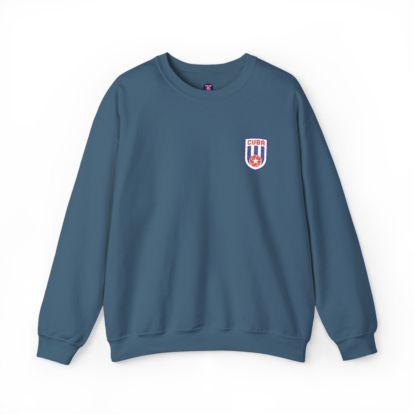 Crewneck con Escudo Bordado de Cuba
