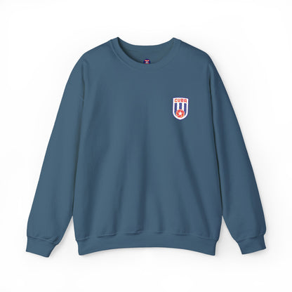 Crewneck con Escudo Bordado de Cuba